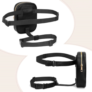 Sacs <span class=keywords><strong>de</strong></span> <span class=keywords><strong>jambe</strong></span> et <span class=keywords><strong>de</strong></span> taille en <span class=keywords><strong>cuir</strong></span> PU imperméable, portables et durables avec fermeture éclair pour femmes, activités <span class=keywords><strong>de</strong></span> plein air, <span class=keywords><strong>moto</strong></span>, sport cool - Product Image 4