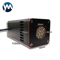 Adaptador portátil UV de 50W, lámpara de linterna de alimentación para fabricante, pintura de coche personalizada, tinta de impresora UV, luz de curado Uv de mano
