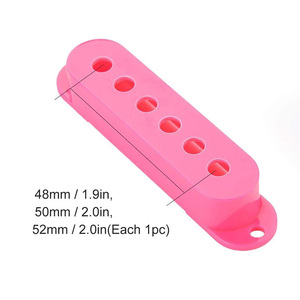 Lot de 3 housses et boutons de micro de <span class=keywords><strong>guitare</strong></span> rose <span class=keywords><strong>1</strong></span> Volume <span class=keywords><strong>2</strong></span> Tones Switch Tip pour remplacement de <span class=keywords><strong>guitare</strong></span> St - Product Image 5