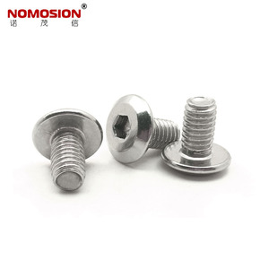 NOMOSION M6x10mm Pan Head <b>Socket</b> Cap <b>Screw</b> 304 Stainless Steel Metric Class 8.8 Plain Finish - Product Image 3