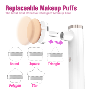 Éponge à maquillage électrique, applicateur de poudre pour le <span class=keywords><strong>visage</strong></span> à vibration électrique - Product Image 3