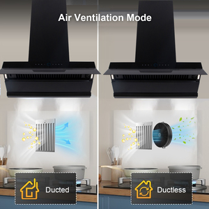 Moni Nhà Sản Xuất Tùy Chỉnh Sang Trọng 110V Wall Mount T Hình Dạng Thông Minh Ống Khói Hút Không Khí Nhà Bếp Mui Xe Phạm Vi 100Cm Nồi - Product Image 2