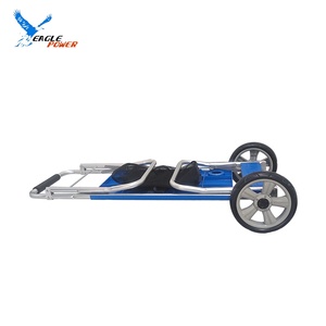 2 in 1 tragbarer <span class=keywords><strong>Trolley</strong></span> Cart Aluminium klappbarer Strand wagen für Picknick, Strand, Rasen, Sport im Freien - Product Image 6