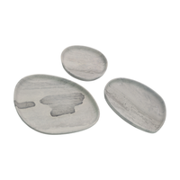 Plateau en marbre de forme ovale simple, plateau décoratif pour la maison, la salle de bain, la vanité, décoration moderne, plateau en marbre de luxe, parfum