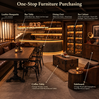 Comptoir de bar moderne en bois massif, comptoir de réception rond pour bar à domicile, hôtel, centre commercial et restauration - Design Yimutangreception