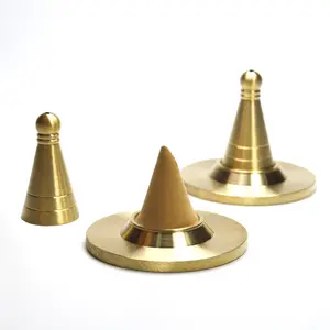 Brass Gold Cone incense mold Tower mold cone incense pure copper incense tools suit utensils