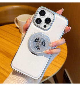 Nouveau Design <span class=keywords><strong>Gear</strong></span> <span class=keywords><strong>360</strong></span> support de Rotation PC pare-chocs Aati-goutte à goutte en cuir housse de téléphone pour Apple iPhone 17 16 15 14 13 12 11 Pro Max - Product Image 5