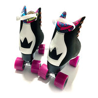 Patins à roulettes Quad en daim chic Design élégant à 4 roues pour la location ou l'entraînement