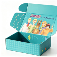 Boîte d'emballage rigide en carton ondulé rectangulaire personnalisée, matériaux recyclés, bande détachable, impression personnalisée, fermeture autocollante, expédition