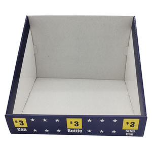 Caja de exhibición de cartón de Baiming Paper Products, tamaño personalizable para refrigerios, toallas y estantes de venta al por menor. - Product Image 4