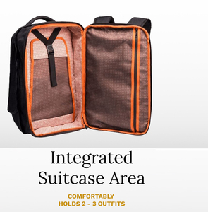 Mochila <span class=keywords><strong>de</strong></span> Viaje para Portátil <span class=keywords><strong>de</strong></span> 15 Pulgadas, Tamaño <span class=keywords><strong>de</strong></span> Equipaje <span class=keywords><strong>de</strong></span> Mano, Aprobada por la TSA, Impermeable, <span class=keywords><strong>de</strong></span> Poliéster, 27L, Capacidad Expandible, Asa Suave, para Hombre - Product Image 3