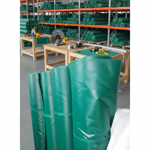 Fabricant de <span class=keywords><strong>tissu</strong></span> imperméable en polyester enduit de PVC de haute qualité, vente en gros de bâche de cargaison pour les navires de quai - Product Image 1