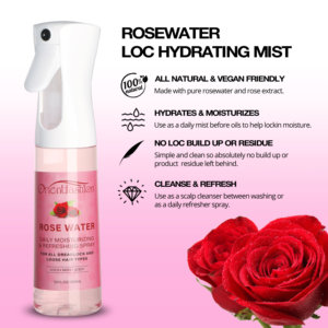 Eau De Rose Pour <span class=keywords><strong>Les</strong></span> Cheveux Eau De Rose Private Label Fournisseur populaire Eau De Rose Vaporisateur Loc Brume D'hydratation 100ml 300ml Eau De Rose pour cheveux - Product Image 2
