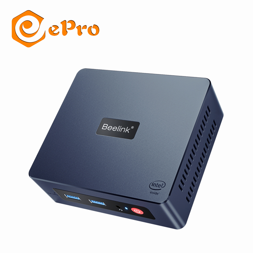 Top 10 Beelink Mini S Intel N5095 8G 256G Mini PC Wins10 OS SATA SSD Storage Industrial Computer with Dual Screen display MiniS