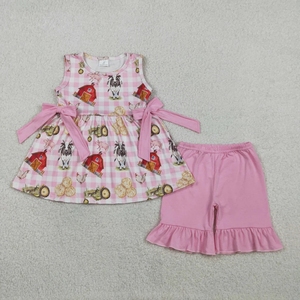 Conjunto de pantalones cortos para niñas St. Patrick Leaf Green - Product Image 4