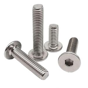 SDPSI DCT CM M1.6 M2 M2.5 M3 M4 M5 M6 M8 304 A2 Stainless Steel Hex Hexagon Socket Ultra Thin <strong>Flat</strong> Wafer Head Allen Bolt <strong>SCREW</strong> - Product Image 1