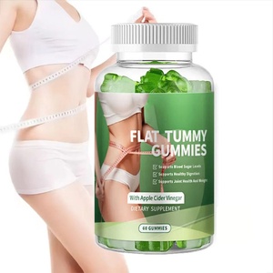 En stock : Gummies au vinaigre de cidre pour un <span class=keywords><strong>ventre</strong></span> plat, bonbons mous, améliorent la mémoire et le sommeil, 180g - Product Image 1