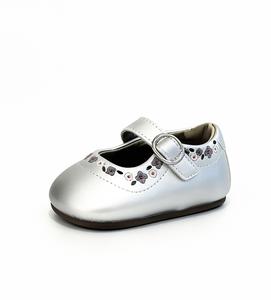 <span class=keywords><strong>Scarpe</strong></span> Mary Jane per Neonati e Bambine con Suola Morbida Antiscivolo, Chiusura a Strappo, Motivo Floreale Ricamato, Decorazione Carina per Abiti Eleganti - Product Image 2