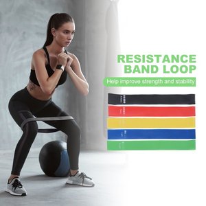Bande de résistance en latex Libenli Mini Loop Band, logo personnalisé, haute élasticité, 25 cm/30 cm, pour la thérapie physique à domicile, la gym et le fitness - Product Image 3