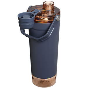 Gobelet isotherme <span class=keywords><strong>en</strong></span> acier inoxydable de 20 oz avec logo personnalisé, poignée et couvercle à paille, portable pour la gym, la randonnée et les voyages – Vente <span class=keywords><strong>en</strong></span> gros - Product Image 1