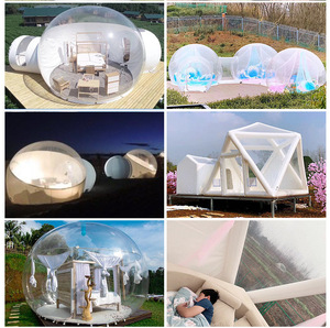 Casa Burbuja Inflable de PVC con Techo de Estrella, Casa Burbuja Transparente para Acampar al Aire Libre, Suministro Directo de Fábrica - Product Image 3
