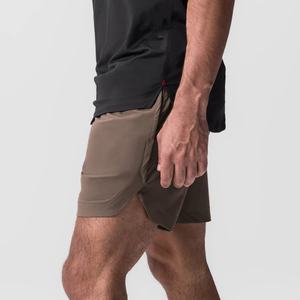 Shorts de sport décontractés à cordon de serrage lavés avec broderie de logo personnalisé pour la course quotidienne, l'exercice et les activités de plein air - Product Image 3