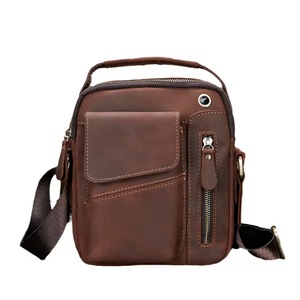 Premium Genuine <b>Leather</b> Shoulder Bag Man Small Messenger Bag Sling Crossbody <b>Purse</b> Man <b>Purse</b> Mini Bag <b>for</b> <b>Men</b> - Product Image 1