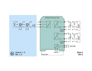 Fuente de Alimentación Inteligente P+F Original y Nueva, Barrera de Seguridad KFD2-STC5-Ex1.2O, Señal de 4-20mA, ATEX IECEx SIL 2 - Product Image 2