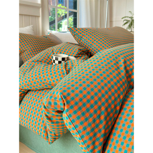 Funda de Edredón de Algodón Puro, Pieza Única, 150x200x230cm, Algodón Teñido con Hilo, Lavado, para Uso Doméstico - Product Image 2