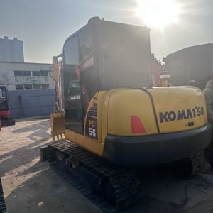 Komatsu PC56 Küçük Ekskavatör İnşaat Makinesi Ev Bahçe Kullanımı Komatsu Paletli Mini Ekskavatör PC56 5 Ton - Product Image 6