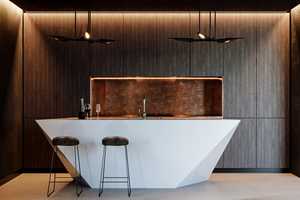 Conception de meubles de cuisine sur mesure pour toute la maison, conception de meubles de cuisine, placage de bois foncé, armoires de cuisine, marché canadien - Product Image 5