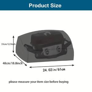 Cubierta de parrilla para parrilla al aire libre de la serie <span class=keywords><strong>Ninja</strong></span> OG700, accesorios de parrilla de barbacoa Woodfire resistente - Product Image 5