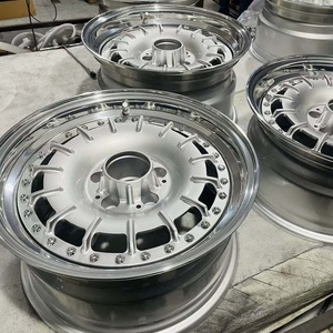Rines de Aleación Bku Forged Estilo <span class=keywords><strong>Barock</strong></span> de 3 Piezas 5x112 para Mercedes Benz Clase S W108 W109 W114 W123 450SL de 16, 17 y 18 Pulgadas - Product Image 4