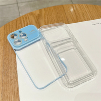 Pour iphone 13 pro max étui anti chute caméra protecteur grande fenêtre, pour iphone 15 étui mode couleurs avec portefeuille