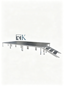 Outdoor Aluminum Portable Truss Display Platform Folding Stage for Mobile Shows Showroom Stage Support - Product Image 2
