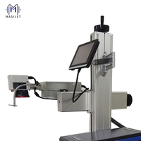 Machine de marquage laser UV entièrement automatique à grande vitesse, impression jet facile à utiliser pour les bouteilles en verre cosmétiques, les boissons et le métal