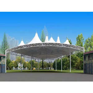 Structure de membrane à grande portée pour couverture de terrain de basketball, structure tendue pour toit sportif, toit de piscine - Product Image 3