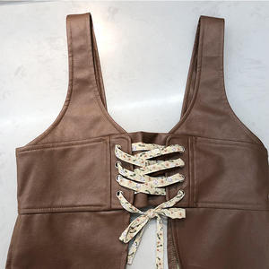 Elsali – <span class=keywords><strong>gilet</strong></span> en cuir africain pour adolescentes, 2 pièces, ensemble de vêtements pour filles de 6 à 12 ans, Design élégant, manches trompette, robes pour filles - Product Image 4