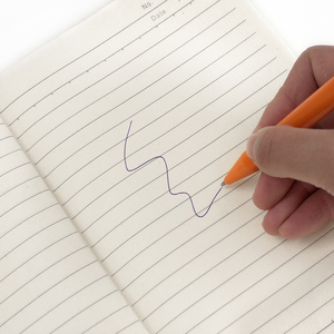 O & Q cam phim hoạt hình thiết kế silica gel massage Bút Bi 0.7mm viết Chiều rộng hàng ngày sử dụng màu xanh đen sinh viên nhựa bút - Product Image 4