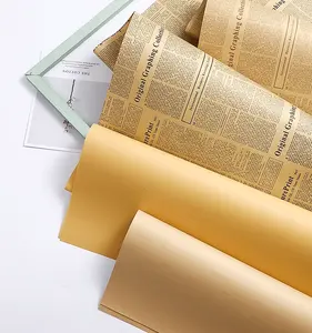qiyin gift wrapping paper roll brown kraft paper jumbo roll brown paper roll for packing