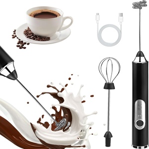 Mousseur à lait automatique USB mini en acier inoxydable, électrique portatif, fonctionnement à une touche, mélangeur à café écologique M006 - Product Image 2