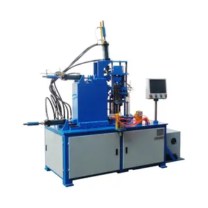 Hydraulic numerical control automatic flange punching flanging machine
