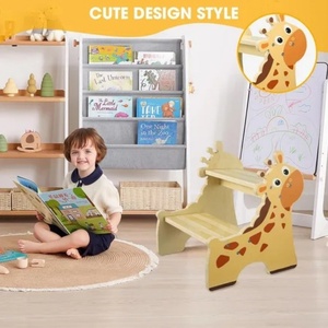 Sgabello in Legno a Due Gradini, Capacità 300 Libbre, Sgabello da <span class=keywords><strong>Cucina</strong></span> per Bambini con Piedini Antiscivolo - Product Image 2