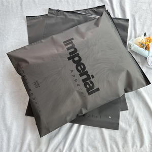 Custom Print Zip <strong>Seal</strong> Black Frosted Zipper <strong>Bag</strong> for Clothing Matte Slider Plastic Packaging <strong>Bags</strong> for Garment T Shirt Ziplock <strong>Bag</strong> - Product Image 1