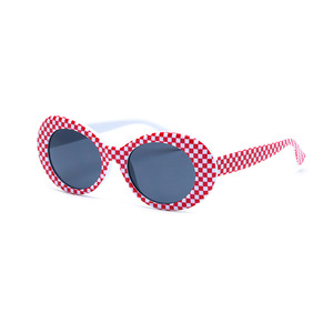 Lunettes de soleil ovales élégantes pour femmes, protection UV400, verres en PC, monture rouge, lunettes de soleil tendance pour les voyages en plein air et la scène - Product Image 4