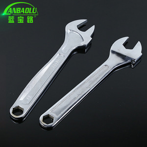 ประแจอเนกประสงค์ Anbaolu แบบหกเหลี่ยม ปากเรียบ เหล็ก 45 เกรดอุตสาหกรรม ชุบสังกะสี - Product Image 4