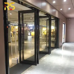 Foshan Modern Commercial Glass Windows And Doors Exterior Doors Front Entry Doors