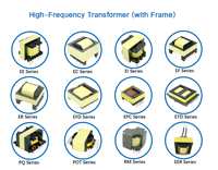 Échantillon Gratuit Transformateur d'Impulsions pour Portail de Fabricant EE EI ER EF Composants Passifs à Noyau Transformateur d'Impulsions Haute Fréquence de Petite Taille