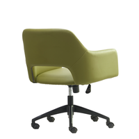 Fauteuil pivotant pour l'hôtellerie, réglable en hauteur, rembourré en PU, chaise de bureau pour hôtel, bureau d'affaires, salle de conférence