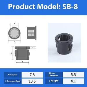 Sb Nylon khóa cáp bảo vệ trường hợp cáp cuộn Dây nylon cáp điện cắm nhựa Ổ cắm thẻ Cáp tổ chức - Product Image 6